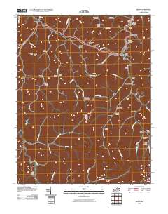 Belfry 2010 topographic map thumbnail