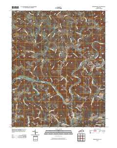 Brownsville 2010 topographic map thumbnail