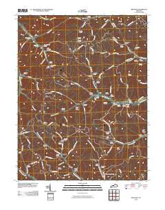 Brushart 2010 topographic map thumbnail