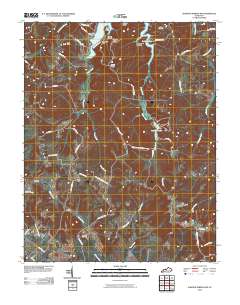 Dawson Springs SW 2010 topographic map thumbnail