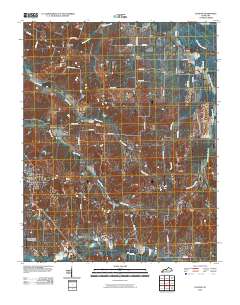Clinton 2010 topographic map thumbnail