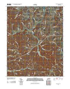 Gradyville 2010 topographic map thumbnail