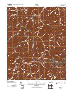 Dorton 2010 topographic map thumbnail