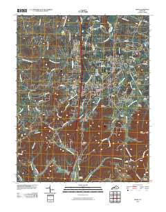 Berea 2010 topographic map thumbnail