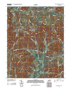 Bradfordsville 2010 topographic map thumbnail