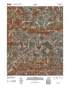 Bristow 2010 topographic map thumbnail
