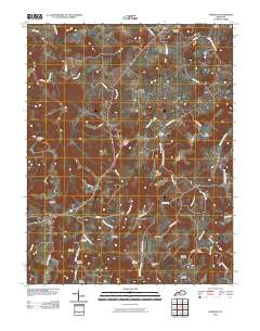 Garfield 2010 topographic map thumbnail
