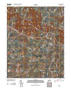 Elkton 2010 topographic map thumbnail