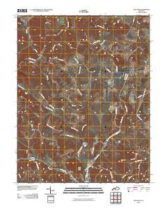 Glen Dean 2010 topographic map thumbnail
