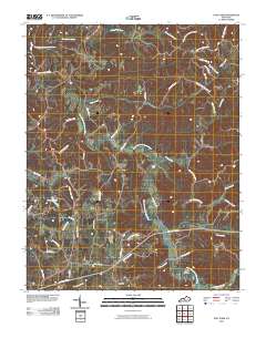 East Fork 2010 topographic map thumbnail