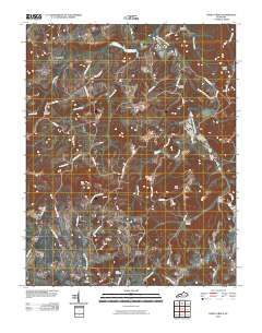 Honey Grove 2010 topographic map thumbnail