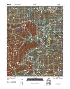 Junction City 2010 topographic map thumbnail