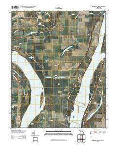 Hubbard Lake 2010 topographic map thumbnail