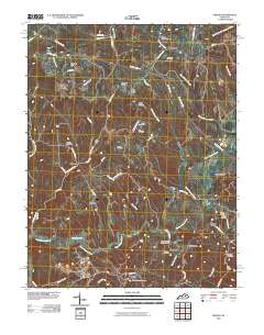 Hedges 2010 topographic map thumbnail