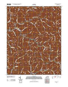 Hindman 2010 topographic map thumbnail
