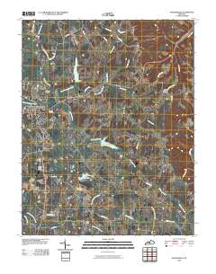 Hodgenville 2010 topographic map thumbnail