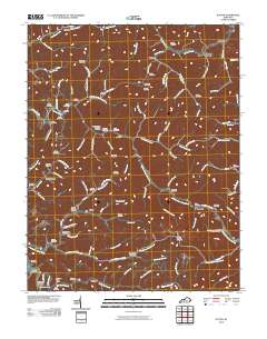 Ivyton 2010 topographic map thumbnail