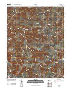 Homer 2010 topographic map thumbnail