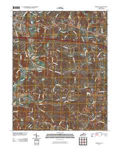 Fisherville 2010 topographic map thumbnail
