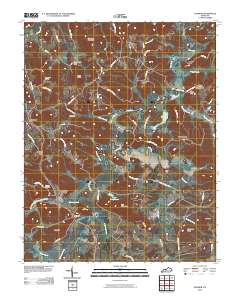 Dunmor 2010 topographic map thumbnail