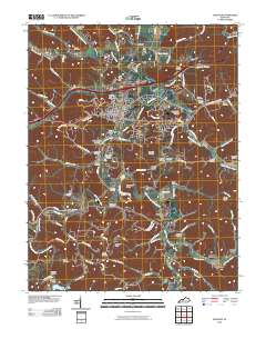 Grayson 2010 topographic map thumbnail