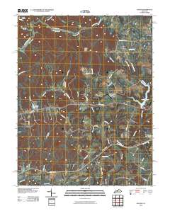 Cravens 2010 topographic map thumbnail