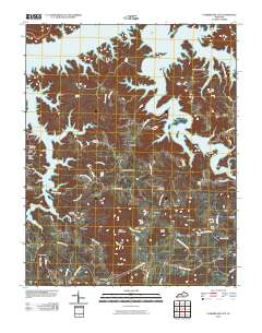 Cumberland City 2010 topographic map thumbnail