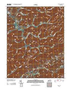 Frakes 2010 topographic map thumbnail