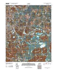 Madisonville East 2010 topographic map thumbnail