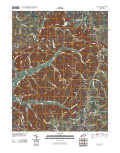 Halls Gap 2010 topographic map thumbnail