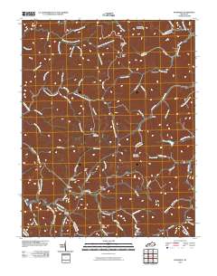 Handshoe 2010 topographic map thumbnail
