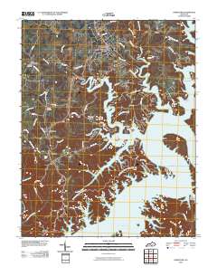 Jamestown 2010 topographic map thumbnail
