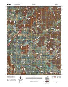 Lebanon Junction 2010 topographic map thumbnail