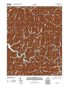 Lick Creek 2010 topographic map thumbnail