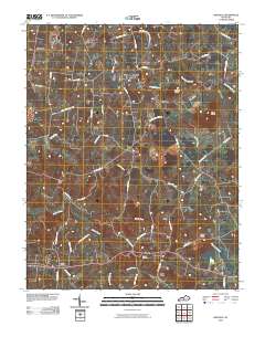 Hiseville 2010 topographic map thumbnail
