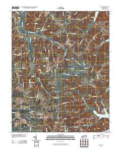 Hico 2010 topographic map thumbnail