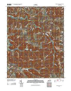 Kirkmansville 2010 topographic map thumbnail