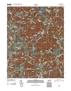 Olney 2010 topographic map thumbnail
