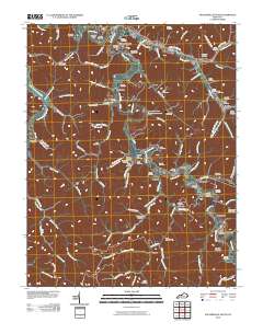Salyersville South 2010 topographic map thumbnail