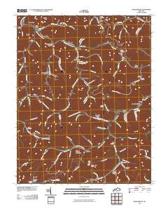 Wheelwright 2010 topographic map thumbnail