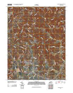 Hardinsburg 2010 topographic map thumbnail