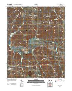 Spring Lick 2010 topographic map thumbnail