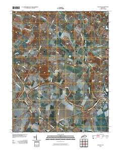 Calhoun 2010 topographic map thumbnail