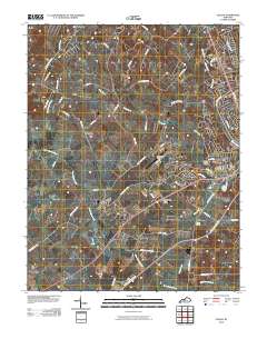 Cecilia 2010 topographic map thumbnail