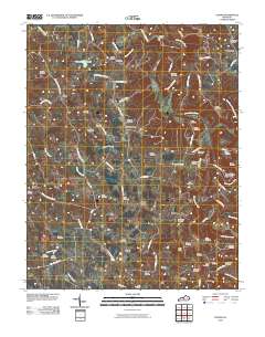 Center 2010 topographic map thumbnail
