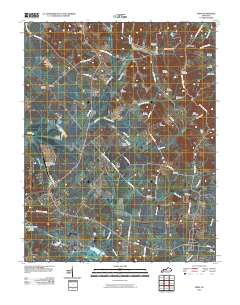 Nebo 2010 topographic map thumbnail