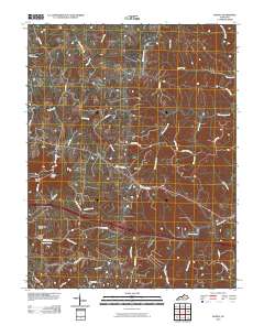 Waddy 2010 topographic map thumbnail