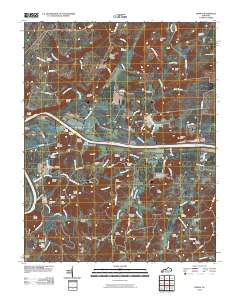 Burna 2010 topographic map thumbnail