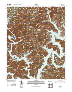 Demory 2010 topographic map thumbnail