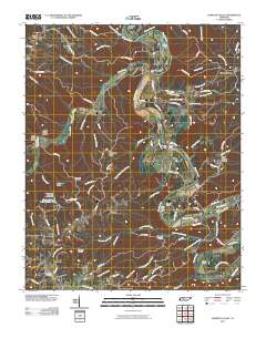 Harpeth Valley 2010 topographic map thumbnail